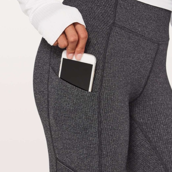 *Lululemon* Gray/Black, Speed Up Tight 28” - Picture 2 of 5